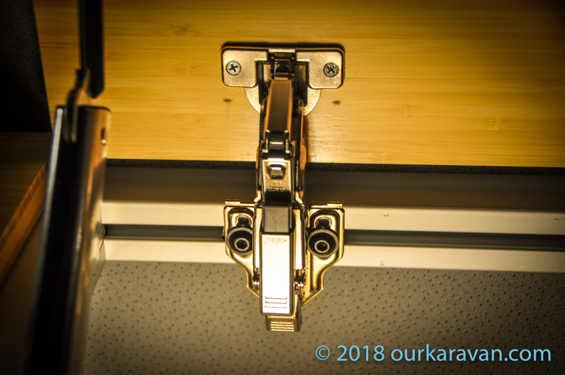 Attaching Drawer Slides and Hinges to 80/20 Aluminum Cabinets - OurKaravan