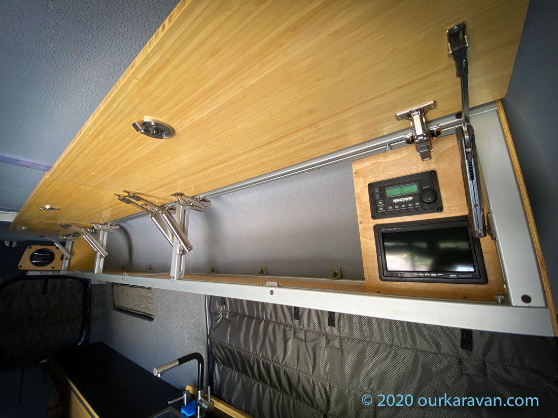 How to build overheads/upper cabinets for your van conversion