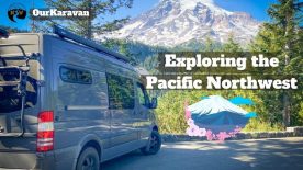 Pacific Northwest in a DIY Sprinter van