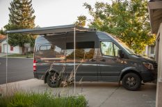 sprinter van with thule awning