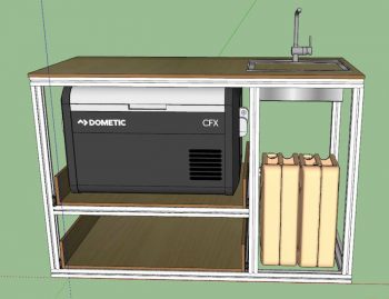 OurKaravan DIY cabinet kit dometic upper left