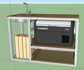 OurKaravan DIY cabinet kit dometic upper right